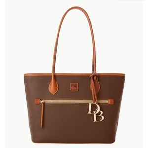 Dooney & Bourke  tote pebble leather Brown Tmoro